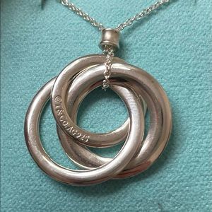 Tiffany & Co. Rubedo Silver Circles Necklace